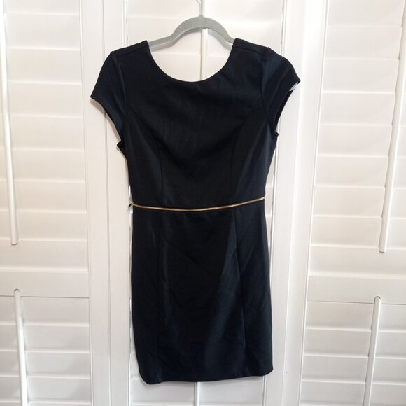 Romeo & Juliet Couture Women's Size Small S Short Sleeve Black Dress - Picture 2 of 6